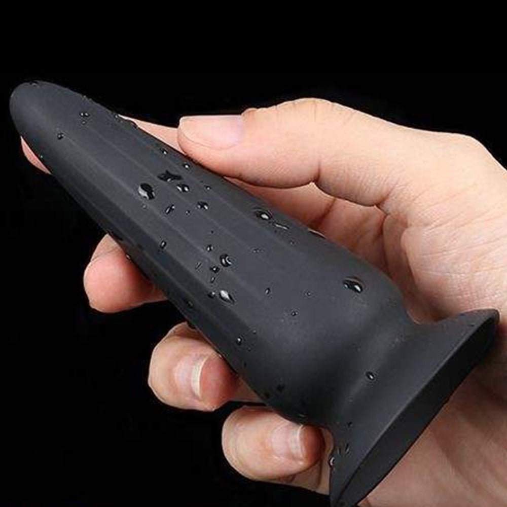 TaRiss's アナルバイブ バイブレータ アナルプラグ リモコン付き 10段階振動モード 吸盤台座 円錐形 シリコン - TaRiss's