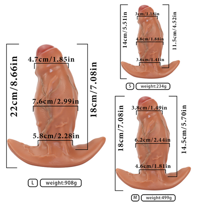 MAPARON ディルド アンカー形台座 凹凸あり 液体シリコン