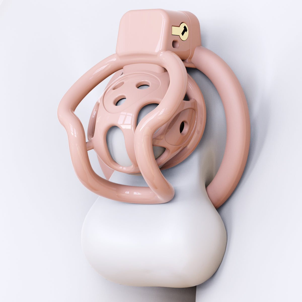 MinYn 貞操具 シリコン突起 貞操帯 樹脂製品 鍵付き 男性用 SM MinYn