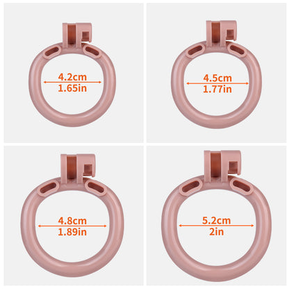 MinYn ペニス形 貞操具 樹脂製品 鍵付き 男性用 SM 外出用可 2色