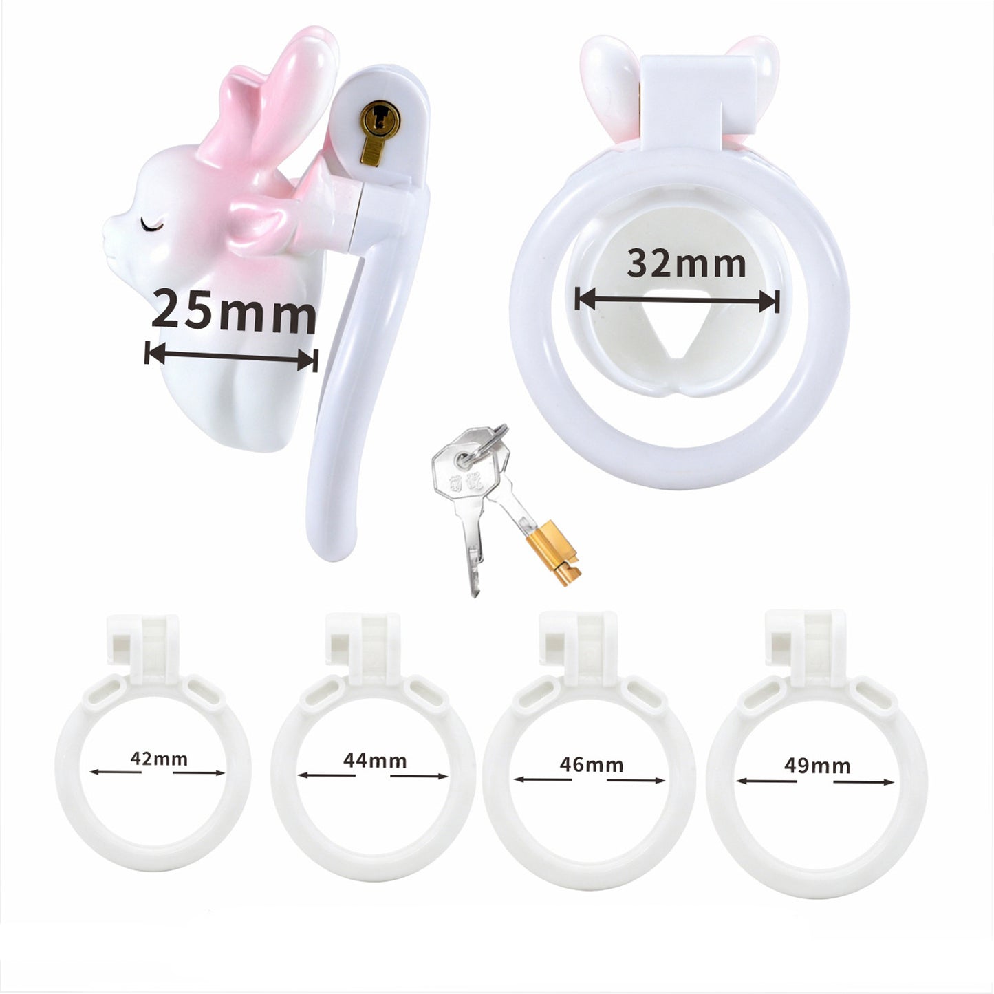 MinYn こじか 貞操具 樹脂製品 鍵付き 男性用 SM 外出用可