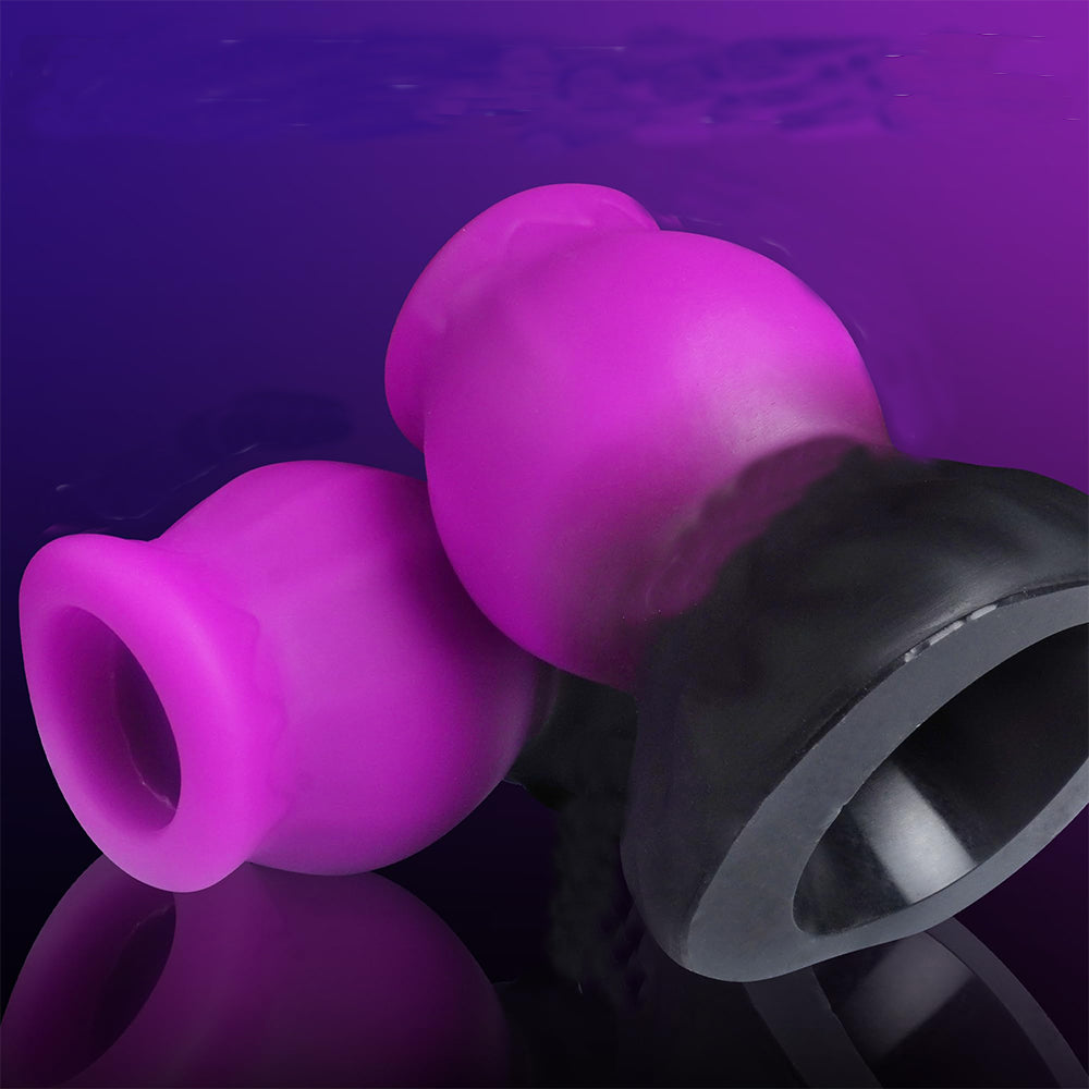 TaRiss's 貫通式アナルプラグ アナル拡張 浣腸用可 多種用途 シリコン製 　