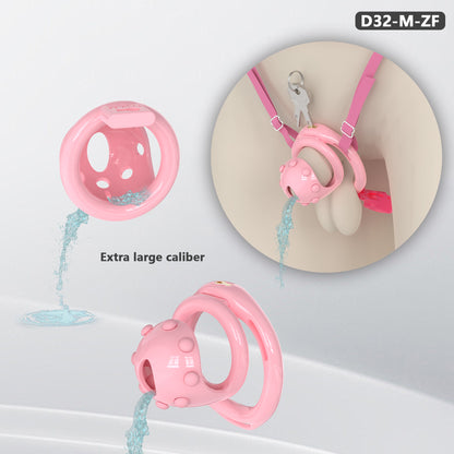 MinYn 貞操具 シリコン突起 樹脂製品 尿道プラグ付き アナルバイブ付き ベルト付き