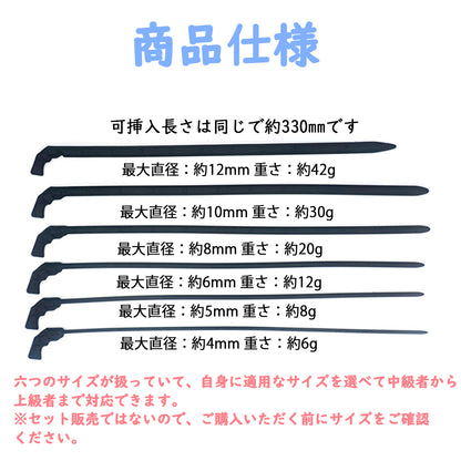 TaRiss's 尿道ブジー 尿道プラグ 非貫通式 尿道責め 尿道拡張 目盛りあり シリコン製 ブラック - TaRiss`s