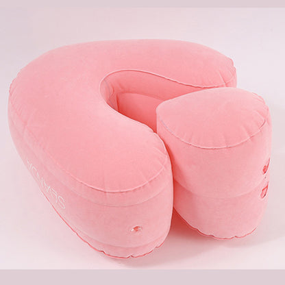 塔里斯（Tariss）的3件套装充气垫性枕头枕头枕头膨胀心脏 - 型水滴孔多用途位置转换