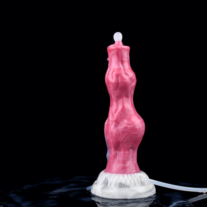 TaRiss's アナルプラグ 模擬射精付き 貫通式 突起あり 吸盤付き 液体シリコン