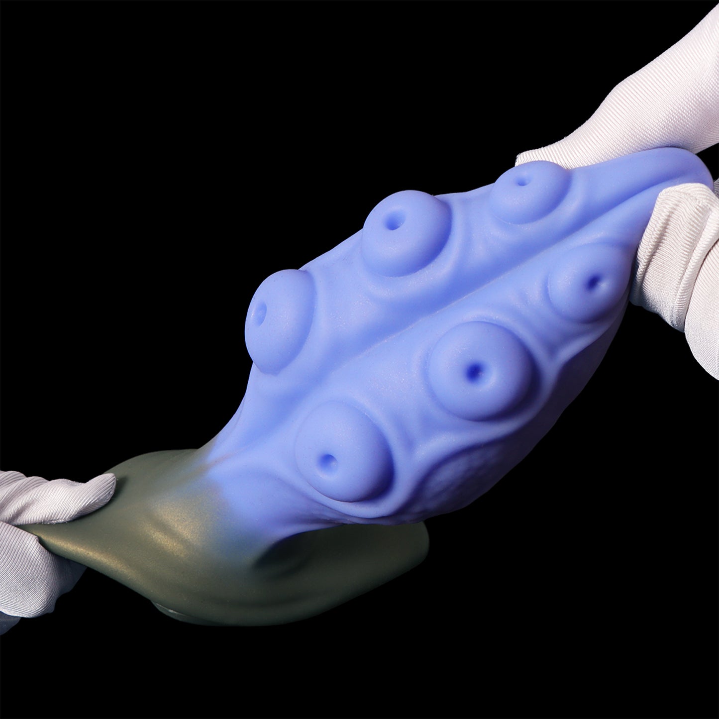 NIGHTLOOM アナルプラグ タコ 触手 アンカー形台座 凹凸あり 混色仕様 三つのサイズ