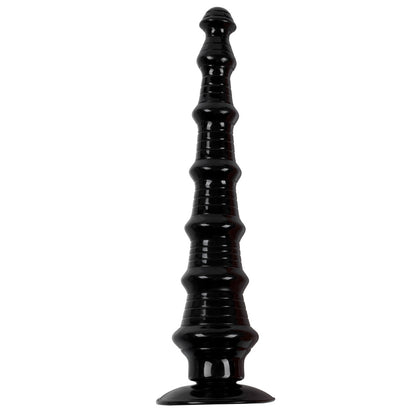 MAPARON アナルプラグ 吸盤付き PVC 凹凸あり 7x34cm MAPARON