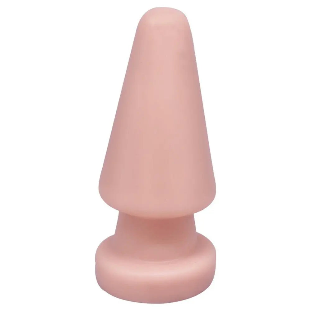 MAPARON 錐形 アナルプラグ 台座あり PVC 7cmx17.5cm - TaRiss's