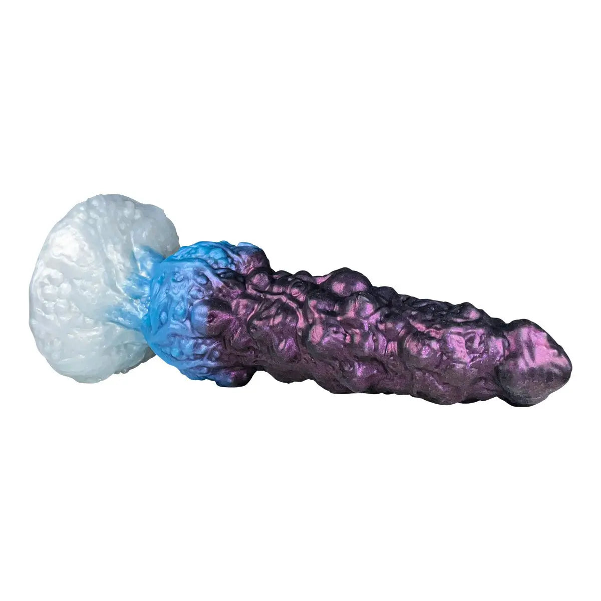 MAPARON アナルプラグ アナル開発 ルシファー 凹凸あり 吸盤付き 液体シリコン 混色 - TaRiss's