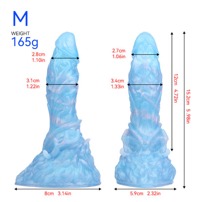 MinYn 鹿 アナルプラグ アナル拡張 アナル開発 凹凸あり 吸盤付き 液体シリコン - TaRiss's