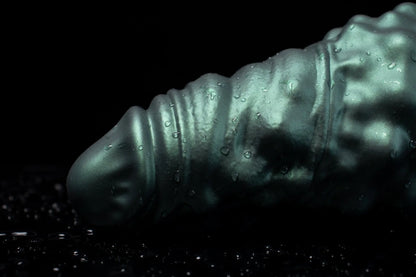 TaRiss's ディルド アナルプラグ 凹凸あり 吸盤付き 液体シリコン グリーン 「蒼龍」 - TaRiss's