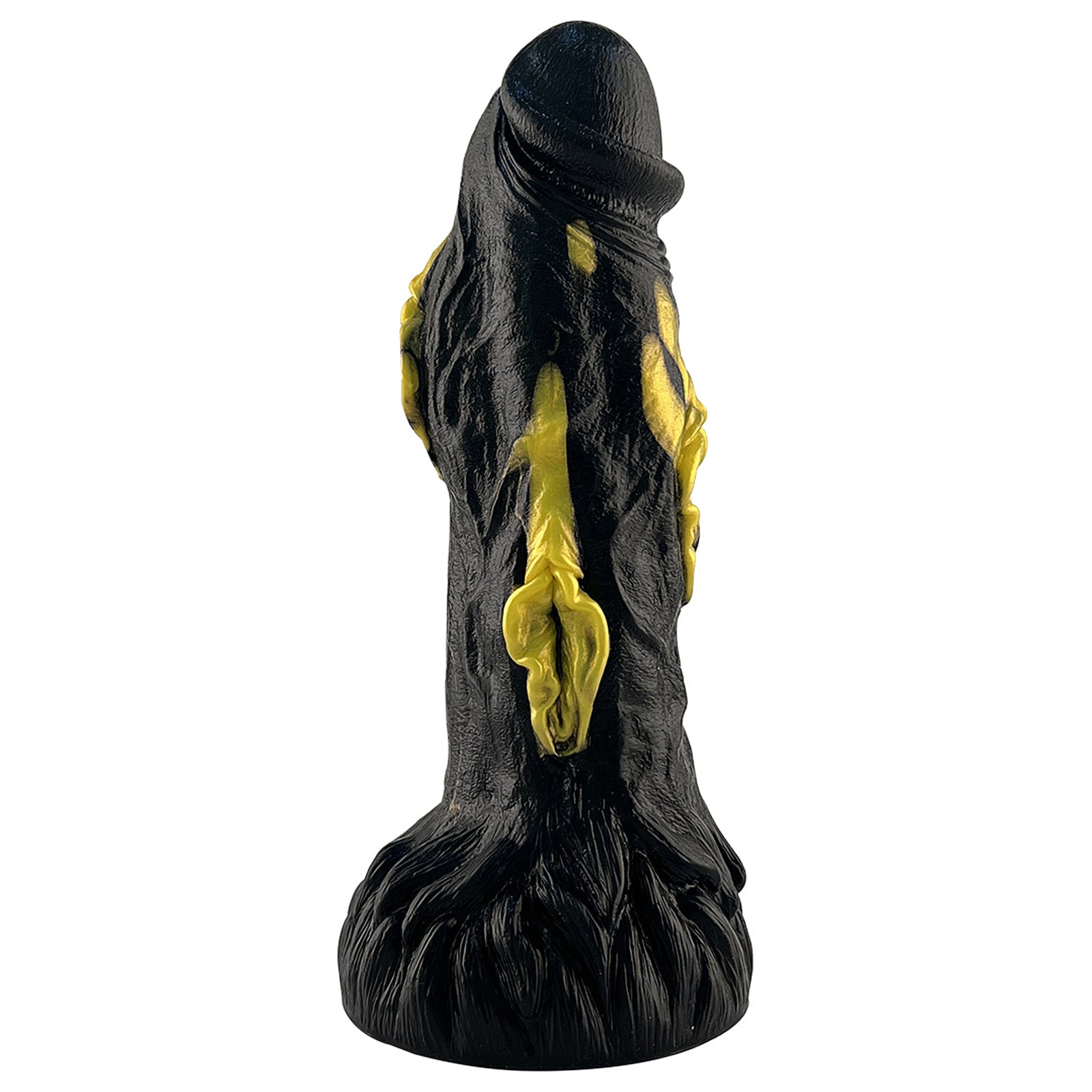 MAPARON ディルド リアルディルド アナルプラグ 凹凸あり 吸盤付き 液体シリコン ブラクラ ゴールド - TaRiss's