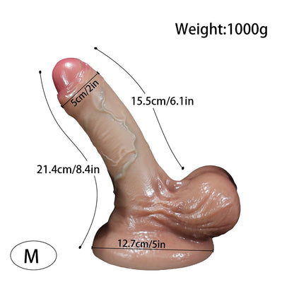 MAPARON ディルド 吸盤付き 凹凸あり 2層構造 液体シリコン - TaRiss's