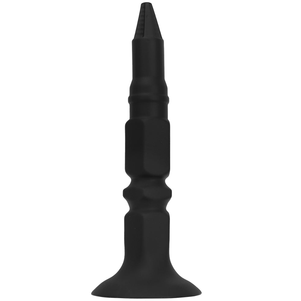 MAPARON エンピツ アナルプラグ 凹凸あり 液体シリコン 吸盤付き 三つのサイズ - TaRiss's