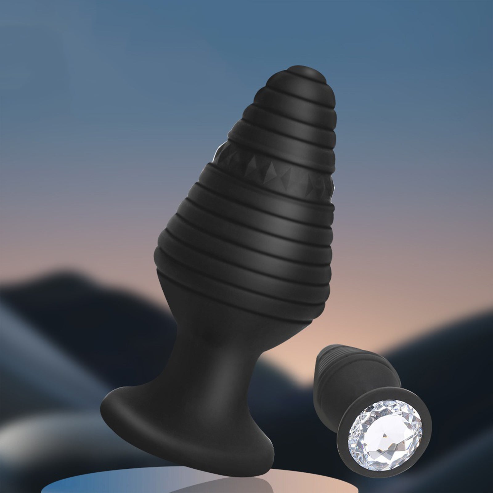 MAPARON アナルプラグ 外出用 台座あり シリコン 軽い - TaRiss's