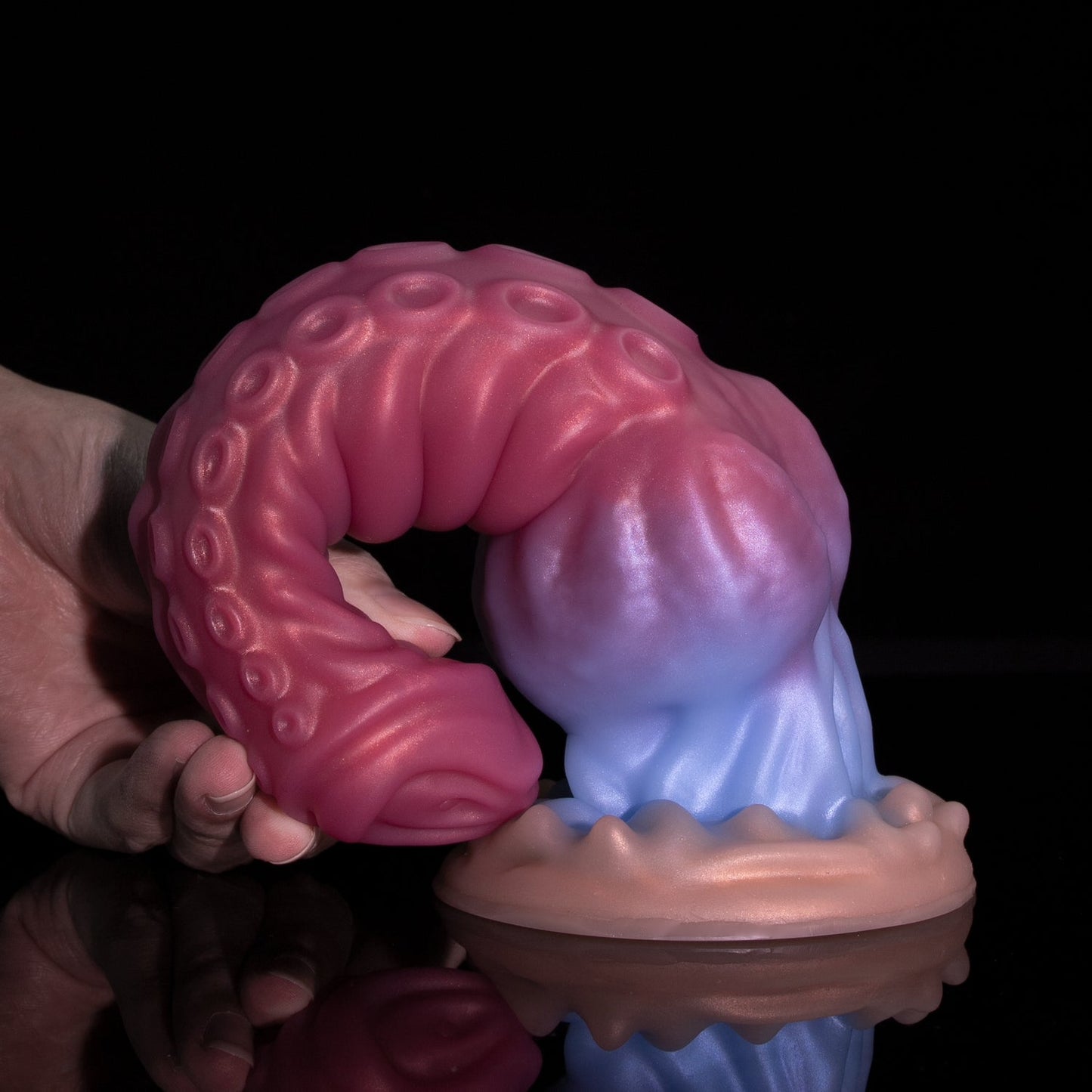 MAPARON アナルプラグ 吸盤付き 三つのサイズ 凹凸あり 液体シリコン - TaRiss's