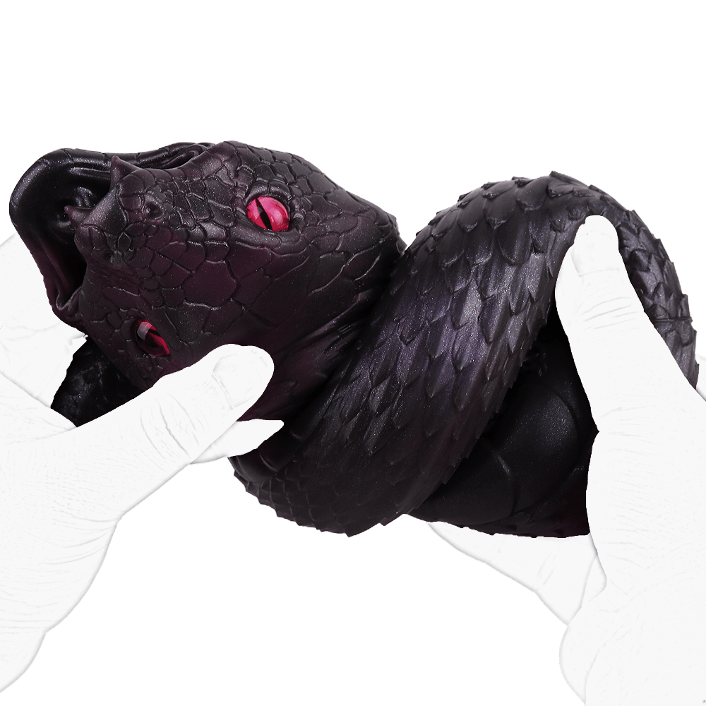 MAPARON ヘビ オナホール オナホ ペニス刺激 アナルプラグ 凹凸あり 非貫通 多種用途 液体シリコン - TaRiss's