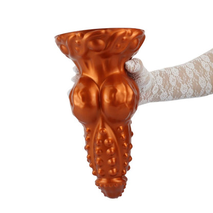 MAPARON ディルド 吸盤付き 凹凸あり 液体シリコン - TaRiss's