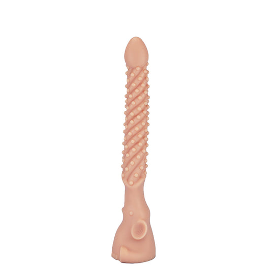 MAPARON 象さん アナルプラグ 凹凸あり イボ付き 台座付き 三つのサイズ 液体シリコン - TaRiss's