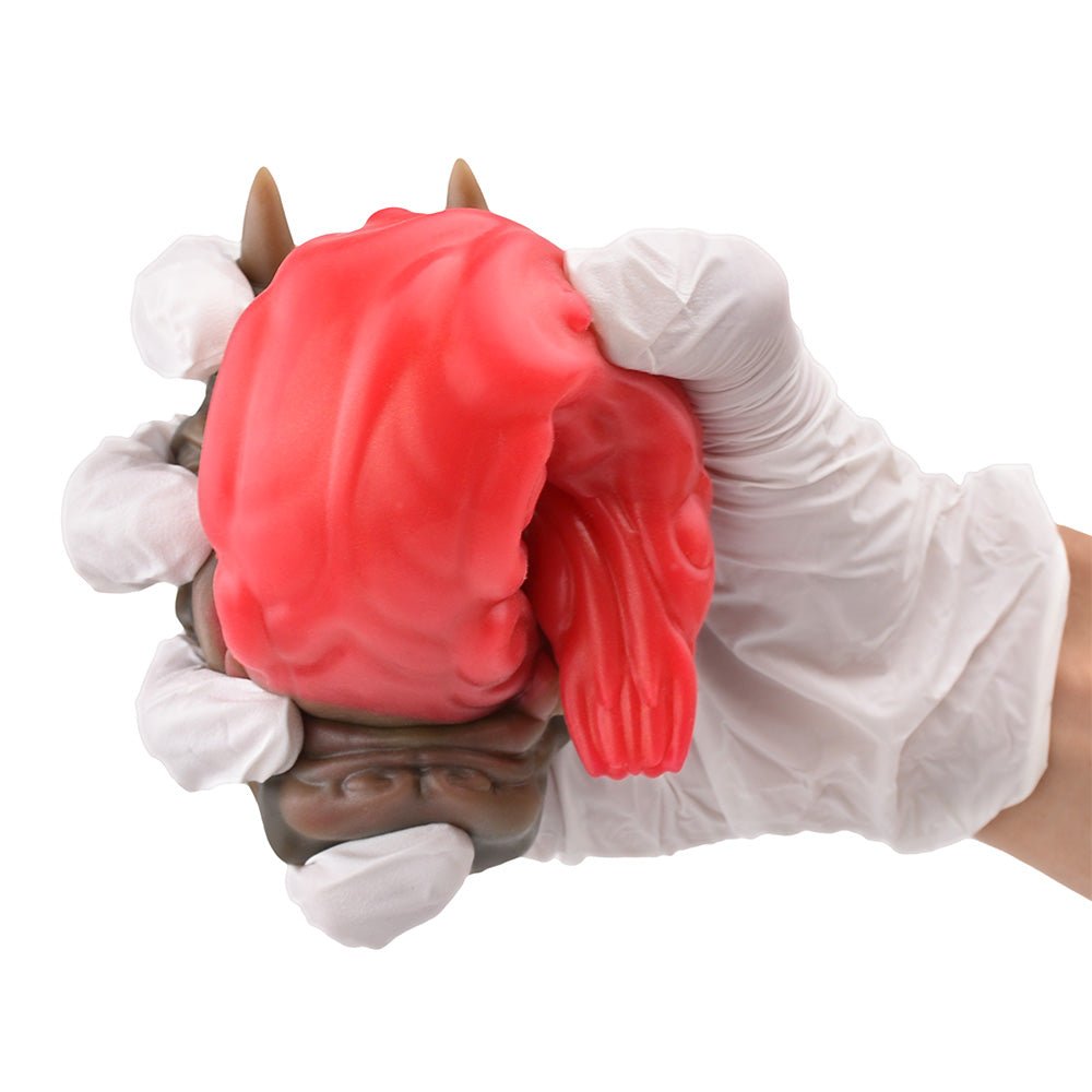 MAPARON 酒呑童子 舌 アナルプラグ アナル開発 液体シリコン 凹凸あり 五つのサイズ - TaRiss's