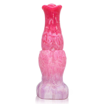 MAPARON アナルプラグ アナル開発 凹凸あり 台座付き 液体シリコン ピンク - TaRiss's