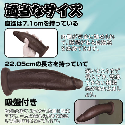 MAPARON バナナ ディルド アナルプラグ 凹凸あり 吸盤仕様 液体シリコン - TaRiss's