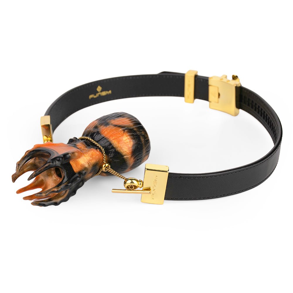 MAPARON 口枷 4種類 骨型・バラ・ハイビスカス・爪 PUベルト 調節可能 BDSM 役割プレイ 赤色・オレンジ色 ギフトボックス付き 拘束具 - TaRiss's