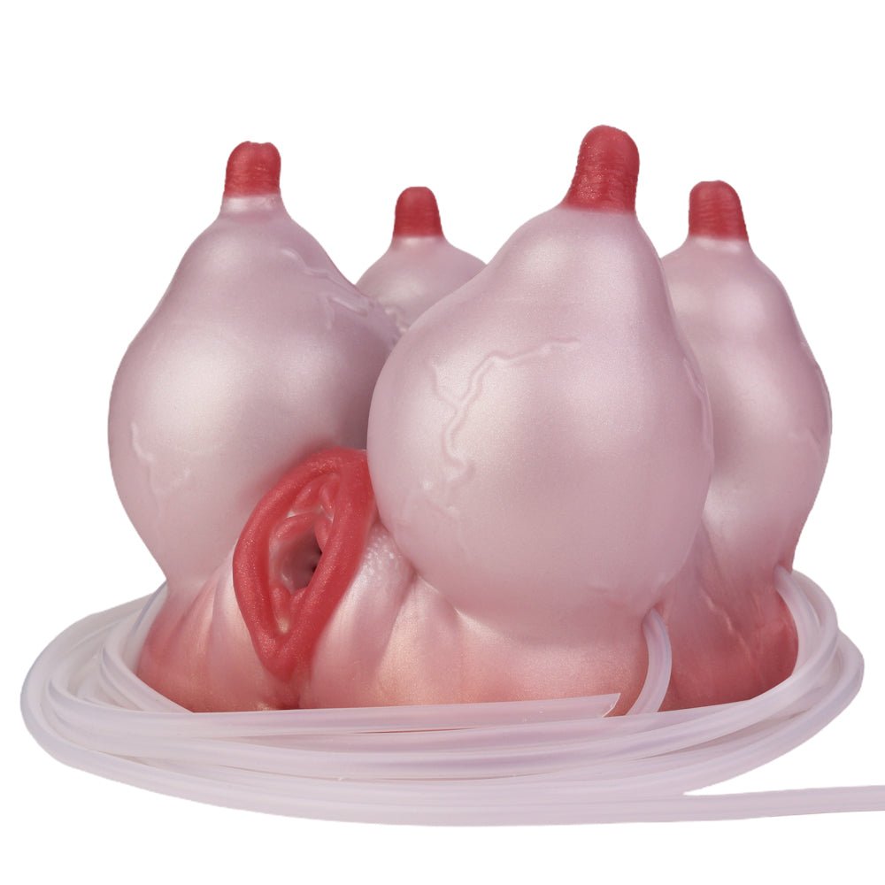 MAPARON 牛ママ オナホ 凹凸あり 液体シリコン 模擬噴水付き - TaRiss's