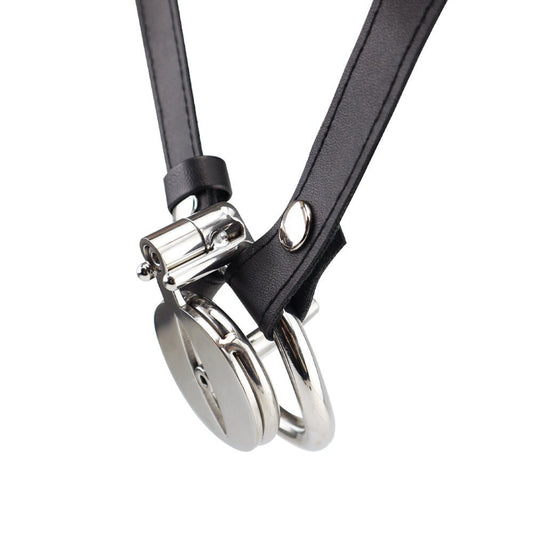 MAPARON 貞操帯 貞操具 貫通式尿道プラグ付き ベルト付き リング取り外し可 - TaRiss's