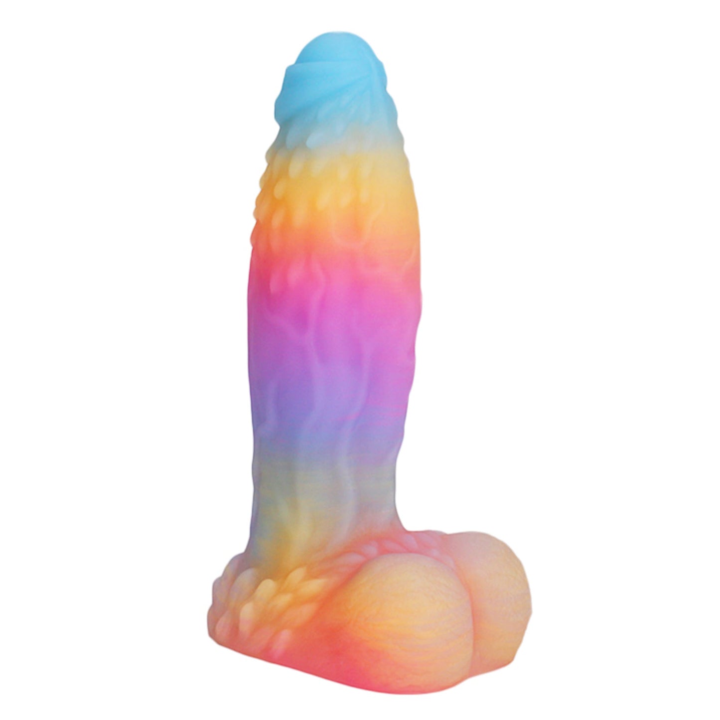 MAPARON アナルプラグ イボ付き 吸盤仕様 夜光可能 液体シリコン - TaRiss's