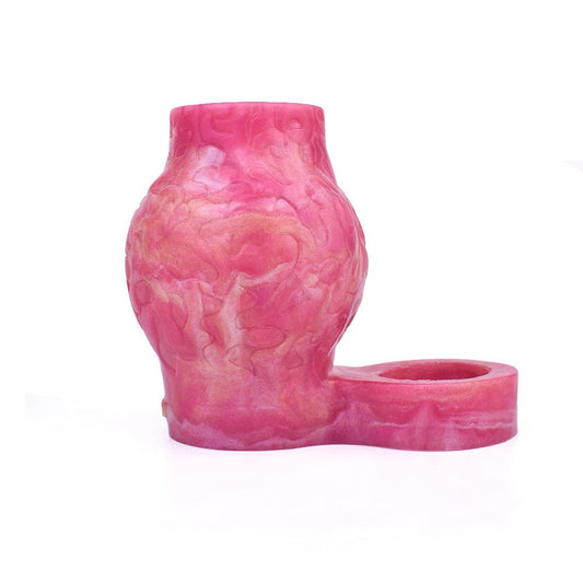 MAPARON ペニスリング コックリング ペニスサック 陰茎袖 凹凸付き 貫通式 多種用途 男性用 液体シリコン - TaRiss's