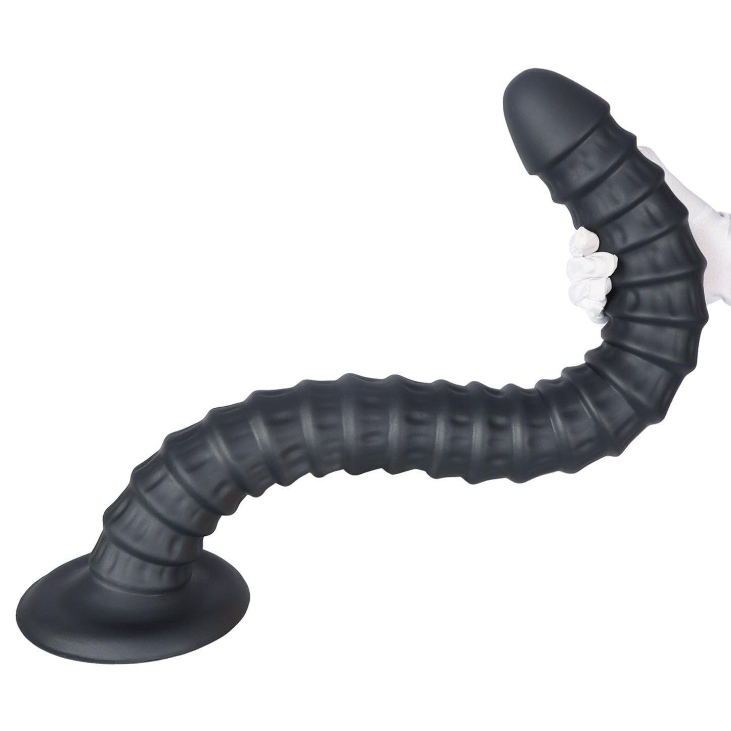 MAPARON ハリガネムシ アナルプラグ ブラック 吸盤付き 液体シリコン - TaRiss's