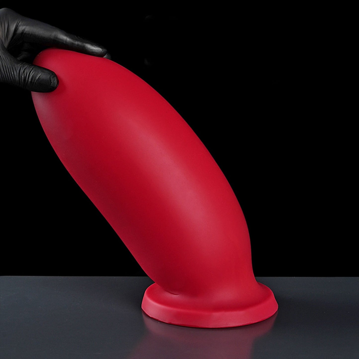 MAPARON レッド アナルプラグ 吸盤付き 液体シリコン 七つのサイズ - TaRiss's