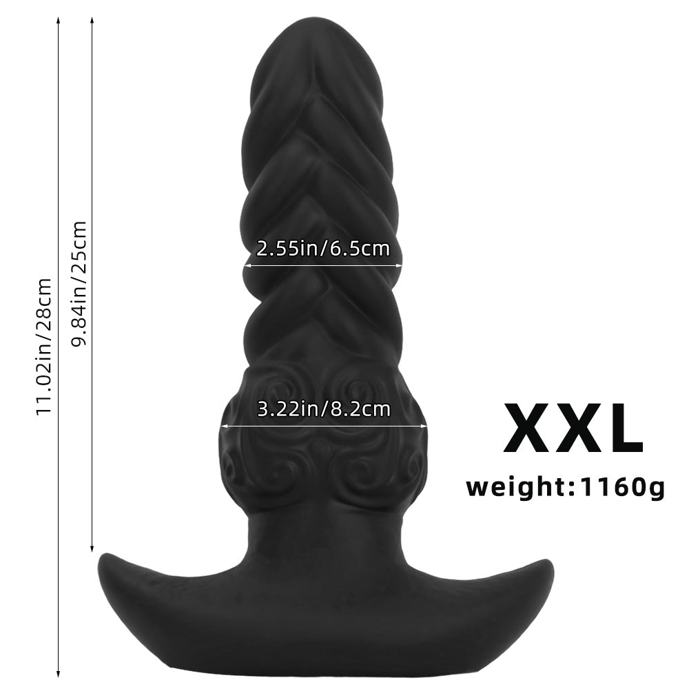 MAPARON アナルプラグ アンカー形台座 液体シリコン 三つのサイズ - TaRiss's