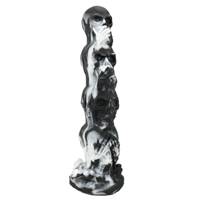 MAPARON 三ざる アナルプラグ 凹凸あり 吸盤付き 液体シリコン - TaRiss's