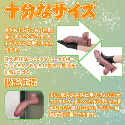 MAPARON ディルド アナルプラグ 吸盤仕様 液体シリコン 四つのサイズ - TaRiss's