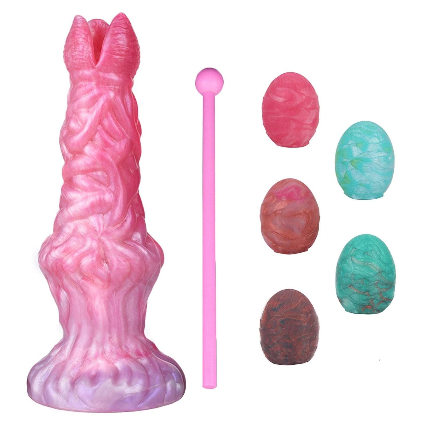 MAPARON 7点セット サンラン器 アナル玉5点 棒付き 手動式 - TaRiss's