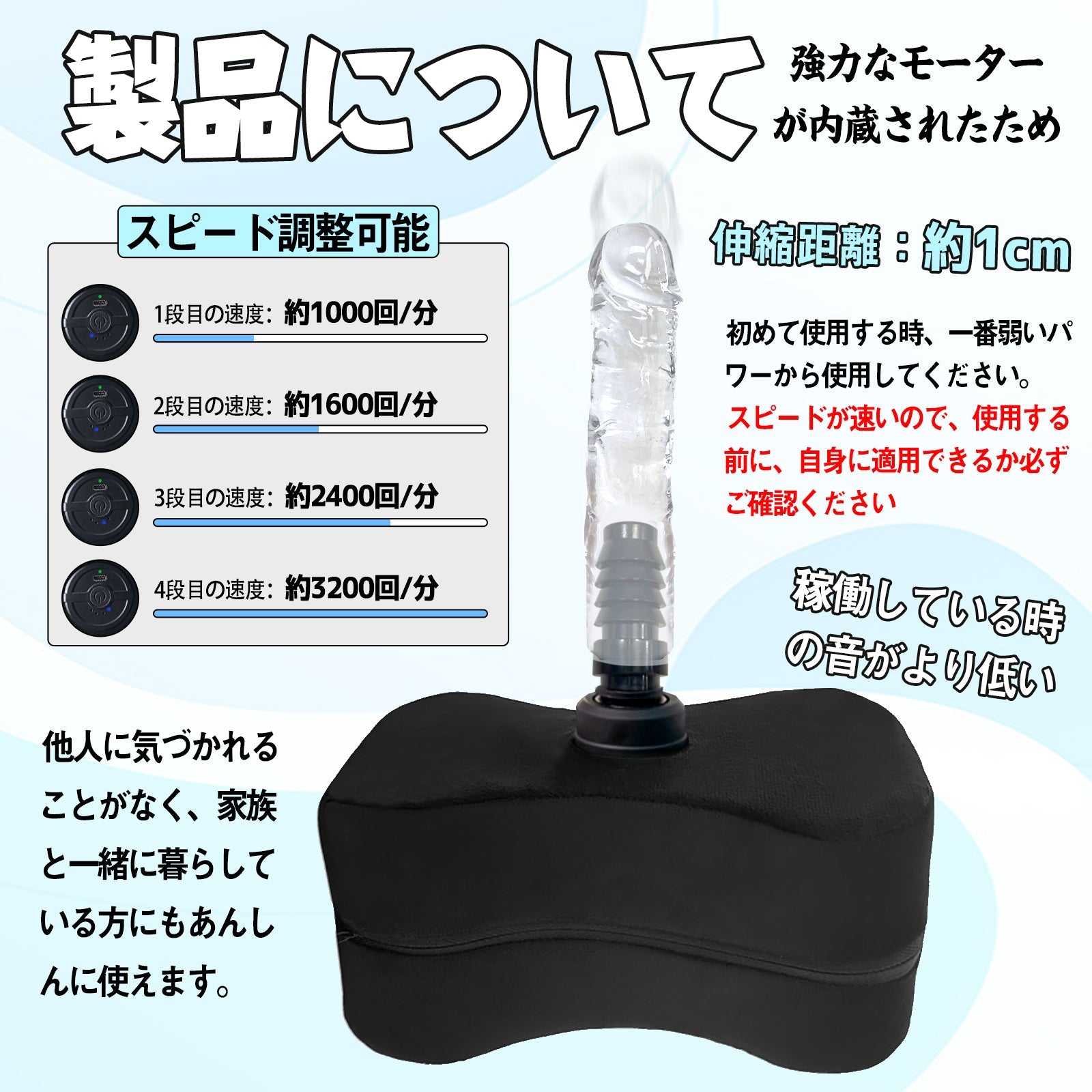 MAPARON ジングルピストン 7点セット 電動ピストン機 電動マシーン 二つのアタッチメント付き スピード調整可能 多種用途 全自動 ブラック - TaRiss's