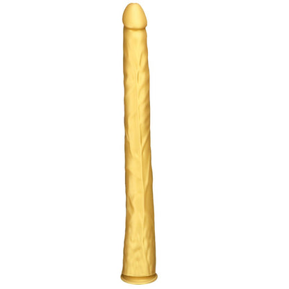 MAPARON アナルプラグ ディルド 超長いアナルプラグ 吸盤付き 液体シリコン ゴールド - TaRiss's