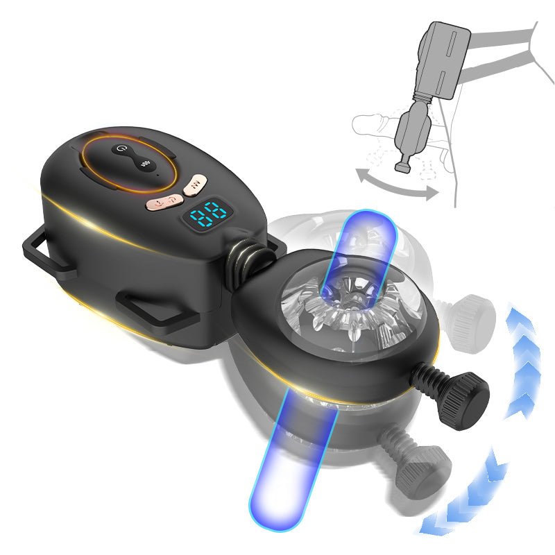 MAPARON 電動オナホ オナホール 9種類の突き上げと9種類の振動モード ベルト付き - TaRiss's