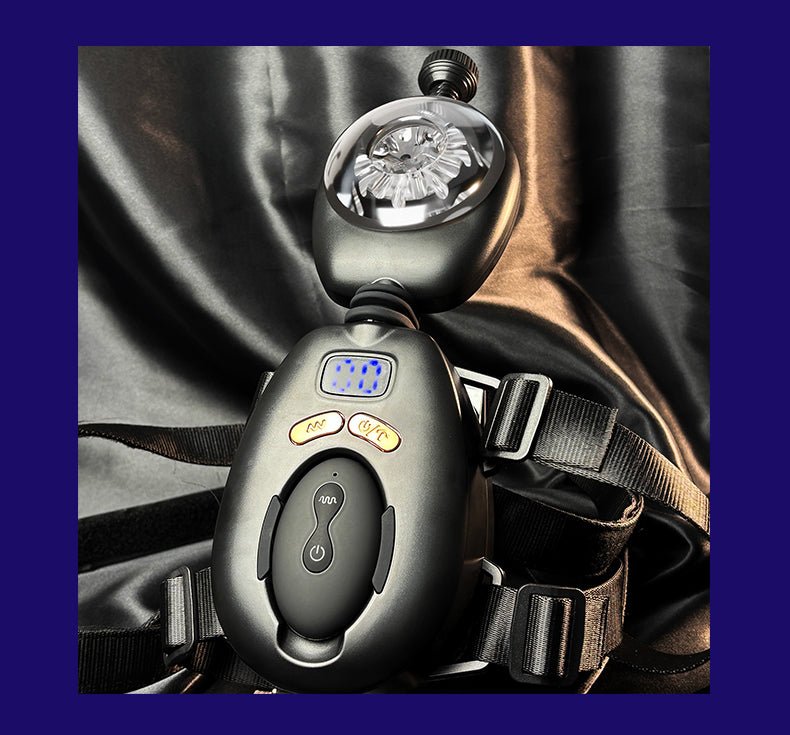 MAPARON 電動オナホ オナホール 9種類の突き上げと9種類の振動モード ベルト付き - TaRiss's