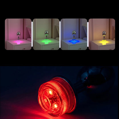 MAPARON アナルプラグ メタル LEDライト搭載 四つのサイズ - TaRiss's