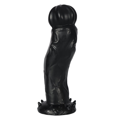 MAPARON S形 アナルプラグ PVC 吸盤付き ブラック - TaRiss's