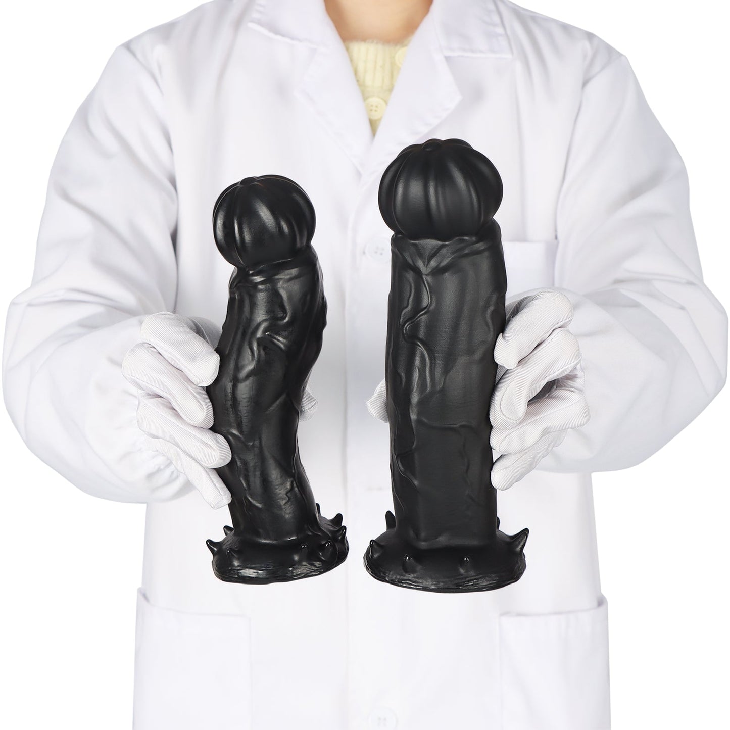 MAPARON S形 アナルプラグ PVC 吸盤付き ブラック - TaRiss's