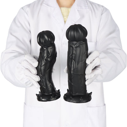 MAPARON S形 アナルプラグ PVC 吸盤付き ブラック - TaRiss's