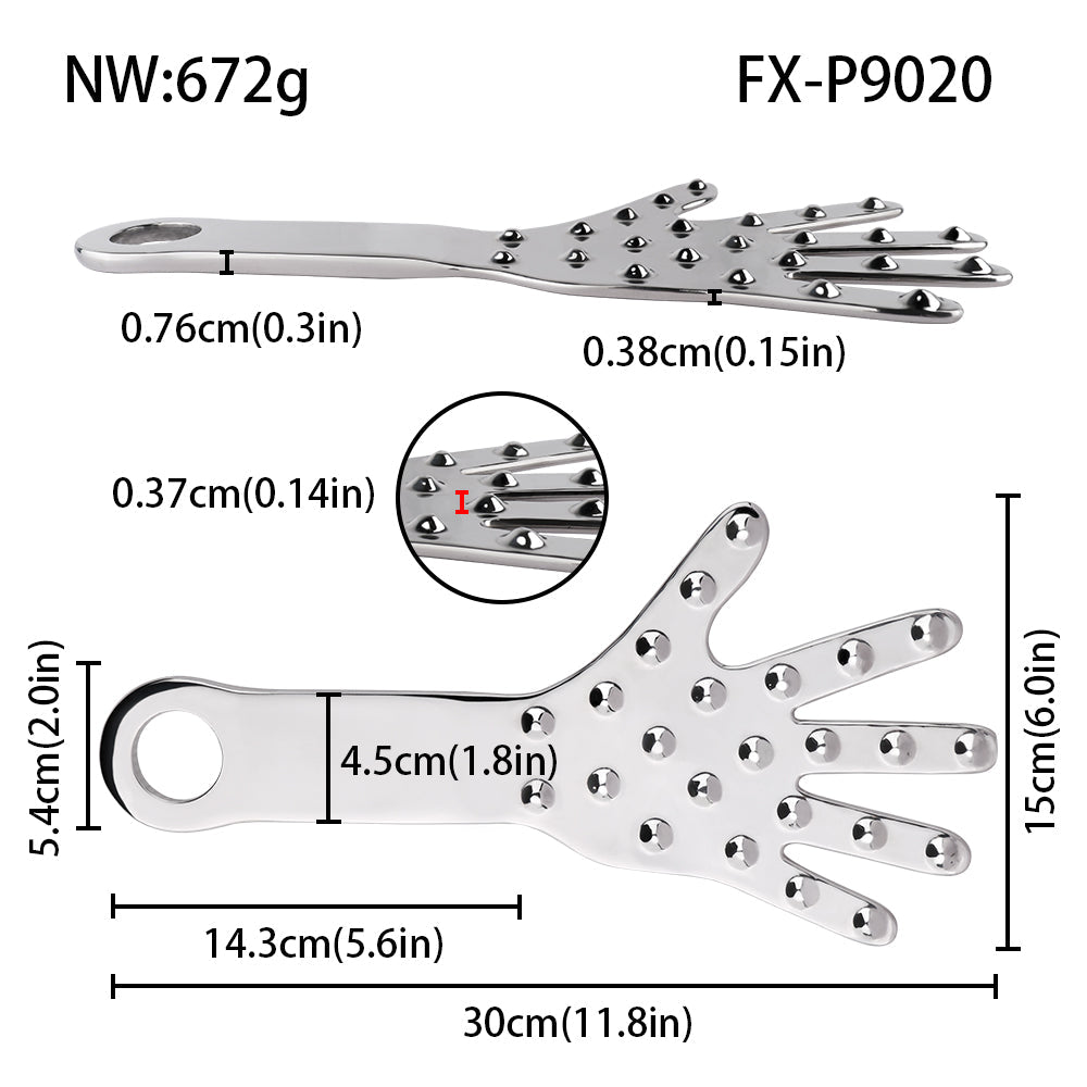 MAPARON 鉄掌の裁き スパンキング パドル SM ステンレス鋼 - TaRiss's