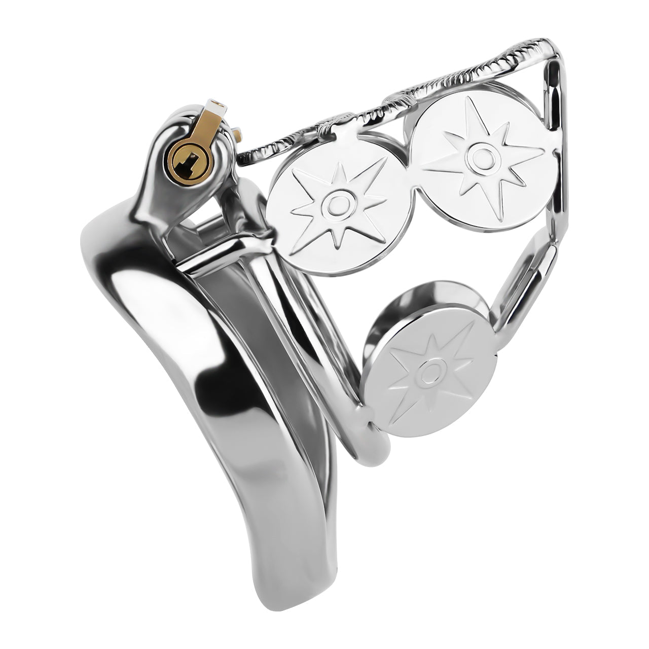 MAPARON コイン 貞操具 貞操帯 ステンレス製 鍵付き 男性用 SM - TaRiss's