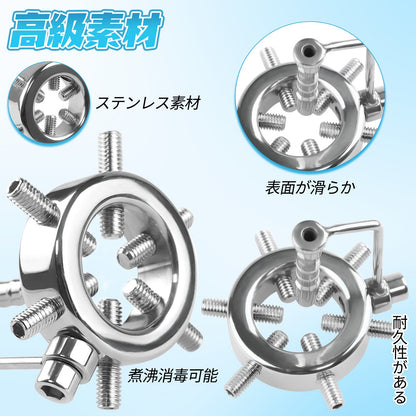 MAPARON ペニスリング コックリング グランスリング SM ステンレス 上級者向け - TaRiss's