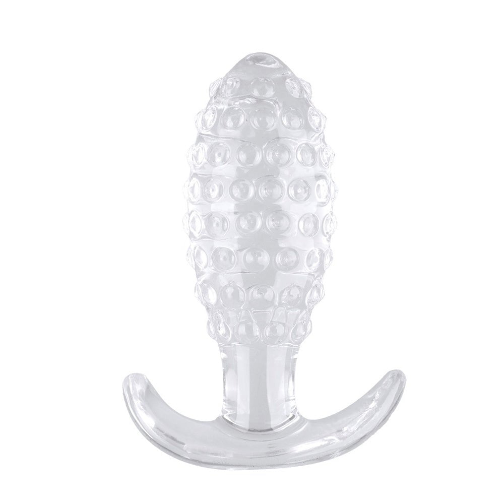 MAPARON アナルプラグ イボ付き アンカー形台座 外出用可 TPE - TaRiss's